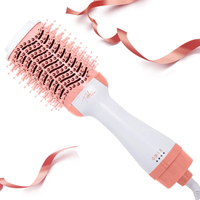 Hot Air Brush 4 in 1 Hair Dryer Brush，One Step Hair DryerStylerVolumizerHair CurlerNegative Ion Anti