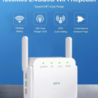 5Ghz Wireless WiFi Repeater 1200Mbps Router Booster 2.4G Wifi Long Range Extender 5G Wi-Fi Signal Amplifier Repeater Wifi