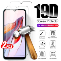 2PCS 9H Premium Tempered Glass For Xiaomi Redmi 12C Glass Screen Protector Explosion-Proof HD Film Cover Redmi12C Redmy 12C 12 C
