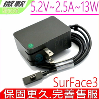 Microsoft 5.2V 2.5A 13W 變壓器適用 微軟 SurFace 3 1623  1624  1645 平板充電器-(副廠)