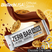 COD Biotechusa Zero Bar Protein Bar Chocolate Chip Cookies 50G/Bar (Protein Bar, Chocolate Chip Cook