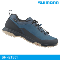 SHIMANO SH-ET501 自行車硬底鞋 / 藍色 (非卡式自行車鞋)