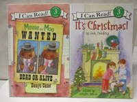 【書寶二手書T9／語言學習_DOT】I Can Read!-It's Christmas_Minnie and Moo Eanted_2本合售