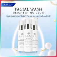 [FREE PRODUK] Facial Wash Brightening Glow Edvi Beauty mencerahkan kulit Pembersih wajah Tanpa Membu