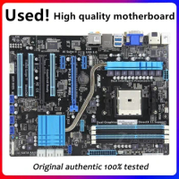 For ASUS F1A75-V PRO Motherboard Socket FM1 DDR3 For AMD A75 A75M Original Desktop Mainboard SATA II Used Mainboard