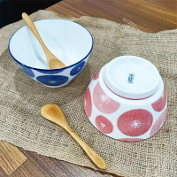 日本K-ai餐具禮盒 和風古青藍餐碗組 藍花 紅花 日本製 碗 禮盒 送禮