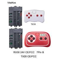 VitalKos Weelye RX30 24V Receiver CE/FCC Kids Electric Car 2.4G Bluetooth Transmitter(Optional) High Quality Receiver Car Parts