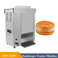 Electric Commercial Burger Machine With Conveyor Hamburger Bun Toaster Conveyor Belt Chain Hamburger Machines