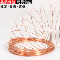 紫銅絲導電銅線軟黃銅絲diy手工細紅銅絲0.2 0.5 0.8 1 2 3 4 5mm