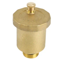 Brass Automatic Air Vent Valve 1/2 inch Male Thread for Solar Water Heater Pressure Relief Valve Tools Air Vent Valve