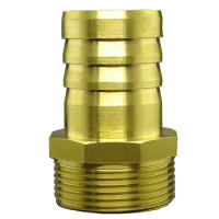 1" BSP Male Thread To 10 12 14 16 19 25 32mm Hose Barb Brass Pipe Fitting Coupler Connector