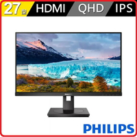 PHILIPS 飛利浦 275S1AE  27吋  IPS QHD液晶螢幕顯示器 IPS/QHD/Adaptive-Sync/HDMI/DP/內建喇叭