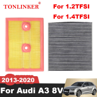 Kailey TONLINKER ไส้กรองอากาศ ไส้กรองห้องโดยสาร สำหรับ Audi A3 8V 1.8TFSI 2.0TDI 2.0TFSI 2012-2020 5