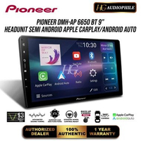 Pioneer DMH-AP6650BT Head Unit Semi Android 9" Inch Wireless CarPlay Android Auto