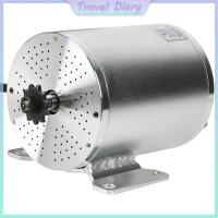 มอเตอร์ไฟฟ้า T8F เฟือง MY1020 72V ไร้แปรงถ่าน ความเร็วสูง 3000W เหมาะสำหรับ ATV และสกู๊ตเตอร์ไฟฟ้า ม