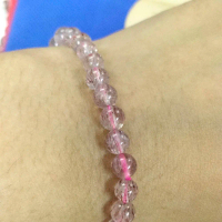 Bracelet Super 7 Strawberry, Super7 Pink high grade