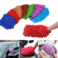 Sarung Tangan Cendol Pembersih Pencuci Mobil Perabotan Sepasang (2pcs)