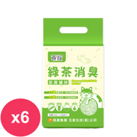 尊寵 綠茶消臭豆腐砂2.7kgx6入包