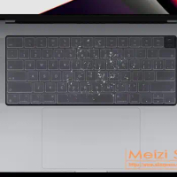 TPU Keyboard Cover Skin for 2021 Released MacBook Pro 14.2 / 16.2 inch M1 Max / Pro Chip Touch ID US MacBook Pro 14.2" 16.2 "