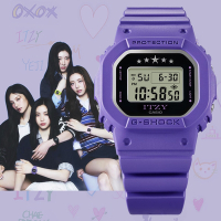CASIO 卡西歐 G-SHOCK WOMEN x ITZY聯名 數位電子錶-紫色 GMD-S5610IT-6