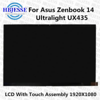 14.0 inch 1920X1080 FHD 30pins LCD Assembly With Touch For Asus Zenbook 14 Ultralight UX435 UX435EG Laptop LCD Screen Assembly