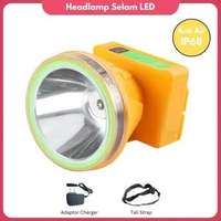 Senter Kepala Anti Air Headlamp Selam Lampu Sorot Portable LED