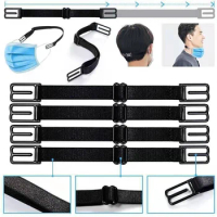 Mask Holder Adjustable Anti-slip Mask Strap Ear Grips Extension Mask Accessories For Adult Head Strap Mask Hooks Behind Head