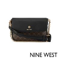 【NINE WEST】ZOIE 信封式斜背包-LOGO咖啡(136321)