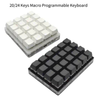 20/24 Keys Macro Custom Shortcut Programmable Keyboard Mini Keypad OSU Gamer Gaming Keyboard For Windows Android Raspberry Pi