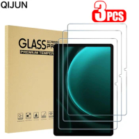 3Pcs Tempered glass For Samsung Galaxy Tab S9 S8 Plus Tempered Glass Screen Protector For Samsung Tab S7 S8 S9 FE Plus Film