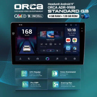 ORCA Head Unit Android Standard Series G3 RAM 4/128 GB NFC - HU Only, 9 Inch- GARANSI RESMI - 100% B