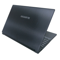 【Ezstick】GIGABYTE Aero 15 X9 黑色立體紋機身貼(含上蓋貼、鍵盤週圍貼)