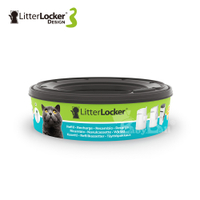 LitterLocker® Design 第三代貓咪鎖便桶抗菌塑膠袋匣▲有專利正品，才有鎖臭抗菌▲