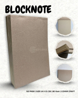 Blocknote 50 Halaman, Ukuran 14 x 21 cm, Cover Craft