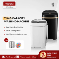 HODEKT-(LIVE) 7.5kg washing machine Mesin Basuh semi-automatic Pengering