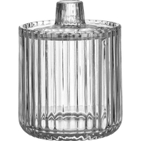 《Premier》玻璃收納罐(直紋) | 飾品收納瓶 小物收納盒