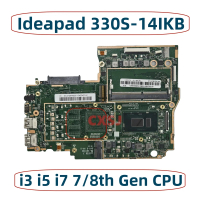 Bo mạch chủ cho laptop Lenovo Ideapad 330S 330S-14IKB với CPU i3 i5 i7 thế hệ 7/8, RAM 4GB DDR4 FRU: