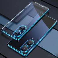 Sarung Telefon, Untuk OnePlus Nord CE 4 Lite 5G CE4 Lite, Penyaduran Elektronik Mewah, Lutsinar, Sem