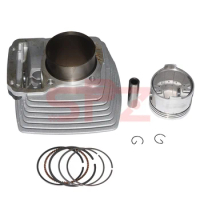 Motorcycle cylinder liner CG125 engine cylinder 62MM piston + cylinder suitable for Honda CG125 Upgrade to 150cc CG150 CG 150