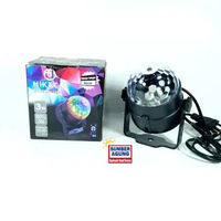 Lampu Disco Sensor Suara Remot MC 1002 MIKACHI LED Magic Ball 220V Warna Warni 3