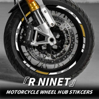Used For BMW R NineT Bike accessories wheel hub decoration Reflective sticker kits motorcycle refit declas can choose color