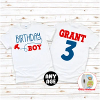 Airplane Birthday Shirt | Kids Pilot Birthday Shirt | Any age Birthday Shirt | Boys Airline Birthday