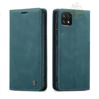 Casing untuk Hp Samsung A22 5G Super Wallet Pro Case PE Leather Full 360 Degree TPU Waterproof Green
