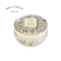 英國Wax Lyrical  金屬彩罐蠟燭禮盒-印度奶茶與青檸花(可燃25小時)
