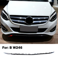 Front Bumper Lip Spoiler Diffuser Chromium Styling Chrome Trim A2468852321 A2468852221 For Mercedes Benz B Class W246 B200 B180