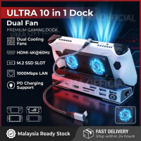 Flash SaleRog Ally x Sokongan Dock 10-dalam-1 Mod Turbo 30w Pengecasan PD 100w Stesen Dok 4K 60hz un
