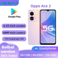 Oppo Ace 2 5g SmartPhone Qualcomm Snapdragon 865 Android 10.0 6.55" 90HZ 12GB+256GB 48.0MP 65W Super VOOC Original used phone