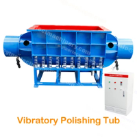 Vibratory Polishing Deburring Tube Edge Finishing Machine Tub Vibratory Polishing Machine