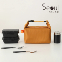 Seoul house 可折疊大容量保溫保冷袋-便當袋(共三色)