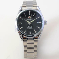 2023 New Arrival Orient Automatic Watch Men,GMT World Map Wrist Watch 3D Dial Stainless Steal,Gift for Him Automatic Self-Wind